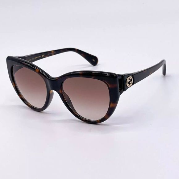 Sale! New Gucci Women\'s 56mm Havana Brown Sunglasses!